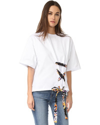MSGM Crisscross T Shirt