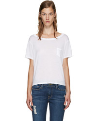Frame Denim White Le Boxy T Shirt