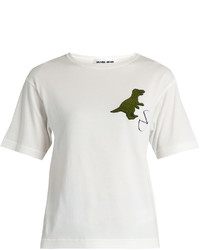 Muveil Dinosaur Appliqu Cotton Jersey T Shirt