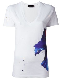 Dsquared2 Long Cool Twisted T Shirt