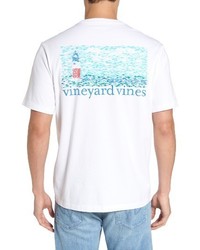 Vineyard Vines Fish Lighthouse Pocket T Shirt