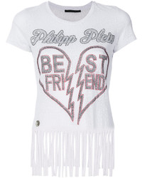Philipp Plein Fringed T Shirt