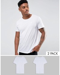 G Star G Star Raw T Shirt In 2 Pack White