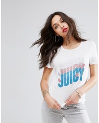Juicy Couture Glitter Logo T Shirt