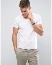Selected Homme T Shirt With Raw Scoop Neck
