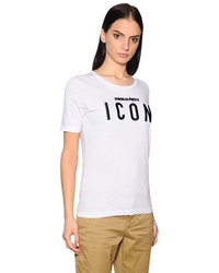 Dsquared2 Icon Cotton Jersey T Shirt