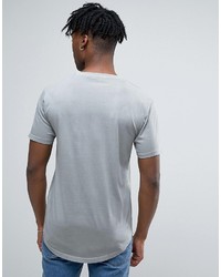 ONLY & SONS Longline T Shirt With Curved Hem