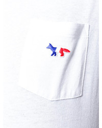 MAISON KITSUNE Maison Kitsun Logo Embroidered T Shirt