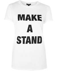 Topshop Make A Stand Motif T Shirt