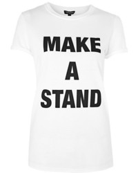 Topshop Make A Stand Motif T Shirt