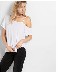 Express One Eleven Cut Out One Shoulder Tee
