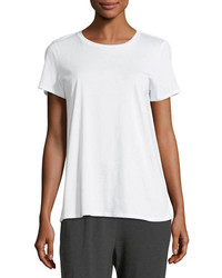 Eileen Fisher Organic Cotton Easy Jersey Tee Plus Size
