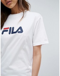 Fila Oversized Boyfriend T Shirt With Chest Logo