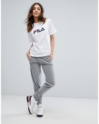 Fila Oversized Boyfriend T Shirt With Chest Logo