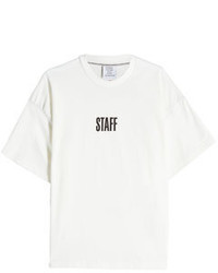 Vetements Oversized Cotton T Shirt