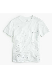 J.Crew Paint Splattered T Shirt In Cotton