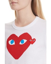 Comme des Garcons Play Heart Graphic Tee
