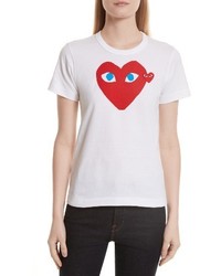 Comme des Garcons Play Heart Graphic Tee