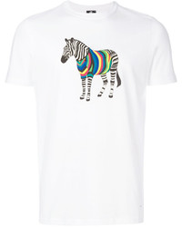 Paul Smith Ps By Multicolour Zebra T Shirt