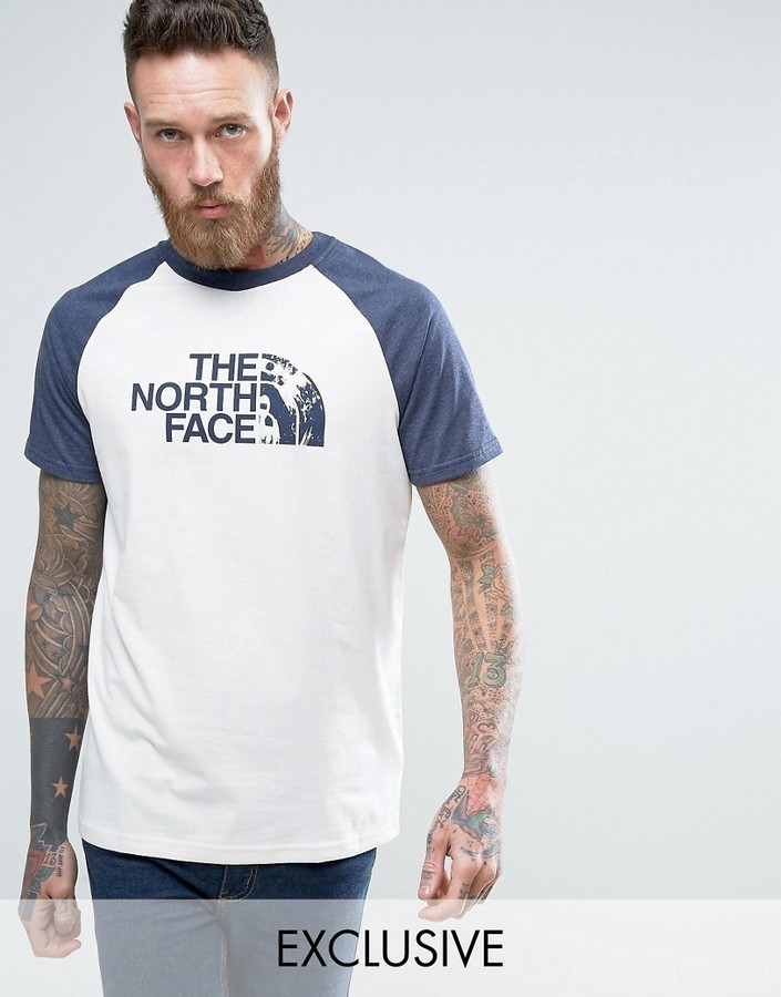 the north face raglan t shirt