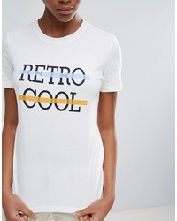 Vila Retro Cool Slogan T Shirt