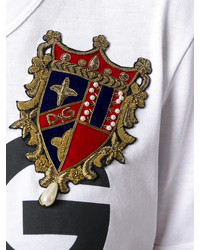 Dolce & Gabbana Royal Appliqu Patch Logo T Shirt