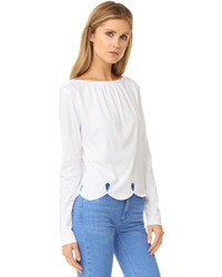 See by Chloe Scallop Trim Tee