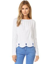 See by Chloe Scallop Trim Tee