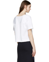 See by Chloe See By Chlo White Broderie Anglaise T Shirt