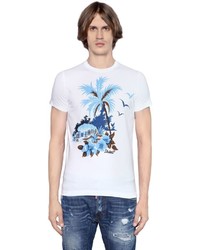 DSQUARED2 Sexy Slim Fit Palm Cotton Jersey T Shirt
