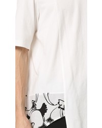 3.1 Phillip Lim Short Sleeve Tee With Combo Panel