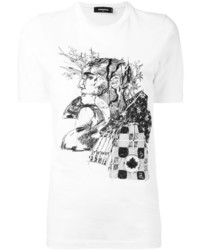 Dsquared2 Sketch Motif T Shirt