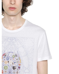 Alexander McQueen Skull Organic Cotton Jersey T Shirt