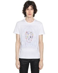 Alexander McQueen Skull Organic Cotton Jersey T Shirt