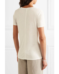 The Row Stilton Stretch Jersey T Shirt White