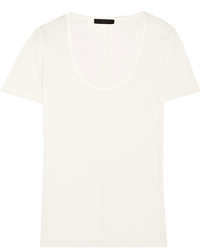 The Row Stilton Stretch Jersey T Shirt White