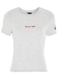 Topshop Sweet Talk Motif T Shirt