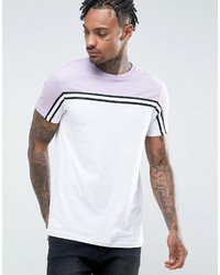 Asos T Shirt With Contrast Yoke And Taping