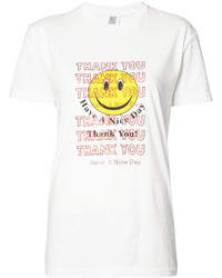 Rosie Assoulin Thank You Smiley Face T Shirt
