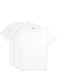VISVIM Three Pack Cotton Jersey T Shirts
