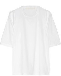 Dion Lee Utility Contour Cutout Cotton T Shirt White