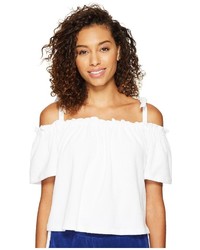 Juicy Couture Venice Beach Microterry Off The Shoulder Top T Shirt