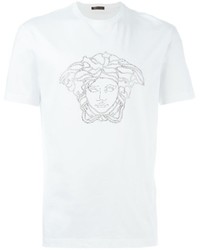 Versace Studded Medusa Head T Shirt