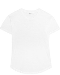 Madewell Whisper Slub Cotton Jersey T Shirt White