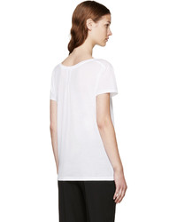Saint Laurent White Classic Pocket T Shirt