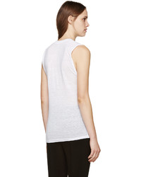 Isabel Marant White Linen Maik T Shirt