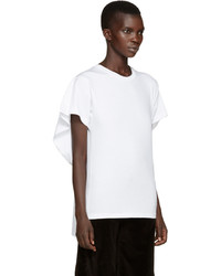 MM6 MAISON MARGIELA White Overlay T Shirt