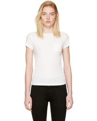 Helmut Lang White Rib T Shirt