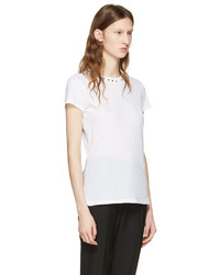 Valentino White Rockstud Untitled 09 T Shirt