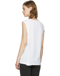 Helmut Lang White Strappy T Shirt